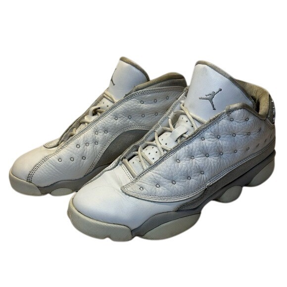 air jordan 13 retro white metallic silver